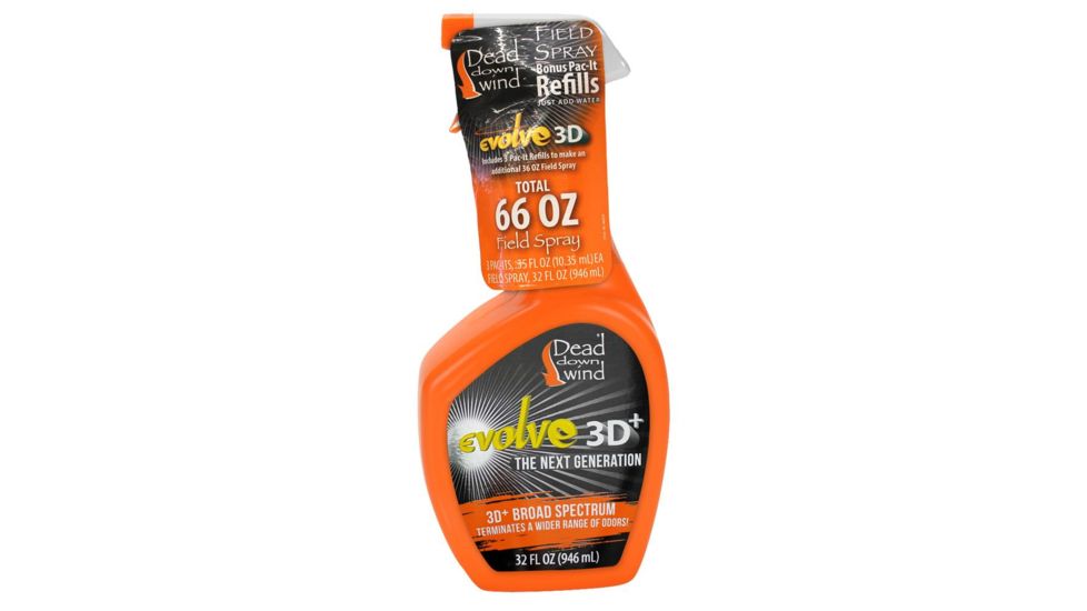 Dead Down Wind 3D+ Combo, Field Spray/Pac-It 66 oz. 13123