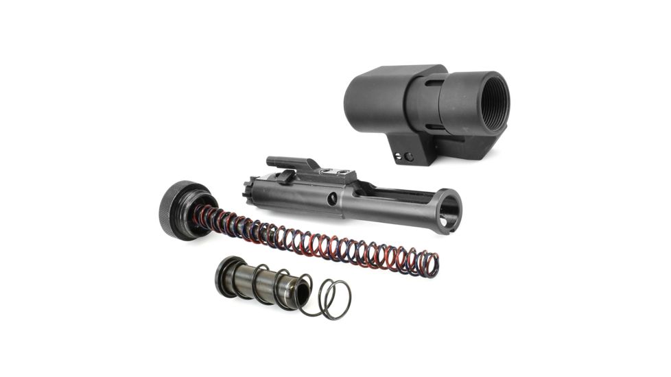 Dead Foot Arms Modified Cycle System, .223/.223 Wylde/5.56/.300 BLK, DLC Bolt Carrier Group, Left Side Folding Stock Adapter, Black Anodized, 78712