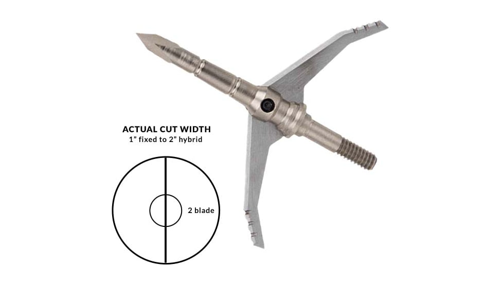 Dead Ringer Just Nasty 2.0 Carbon Steel Broadhead