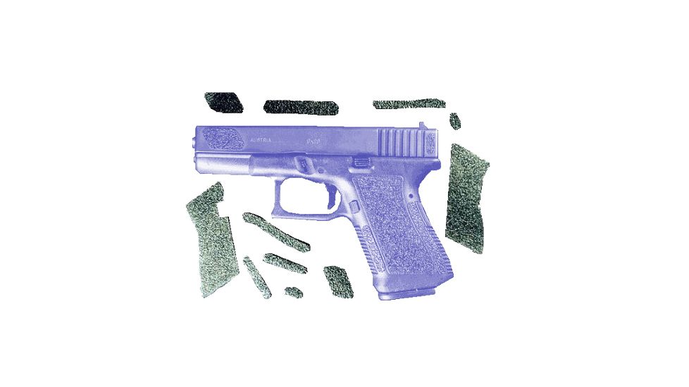 Decal Grip Enhancer For Fits Glock 19 w/Finger Grooves G19FGR