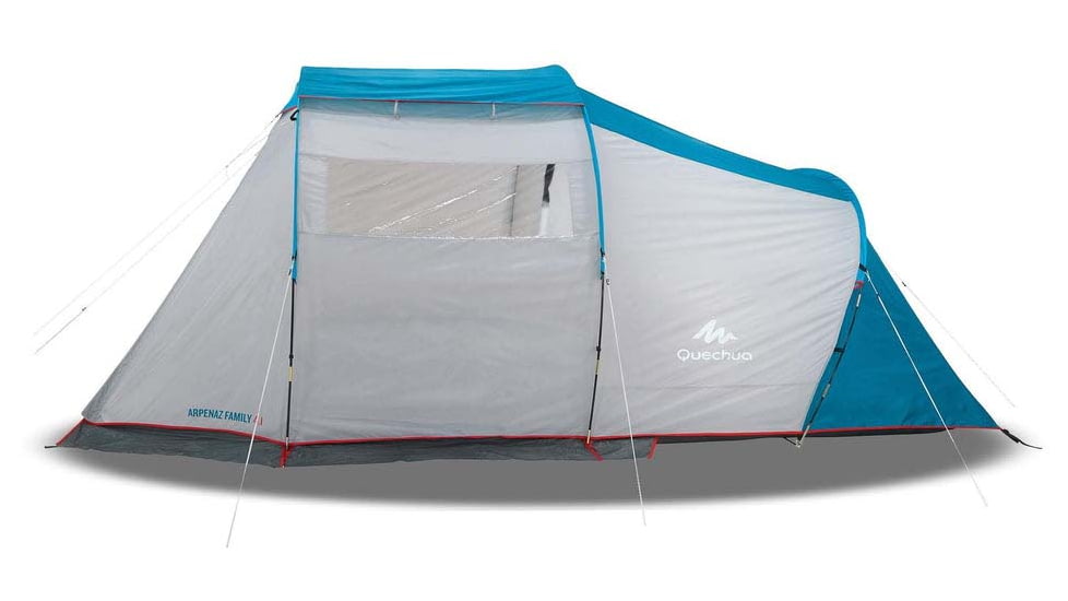 Decathlon Arpenaz Waterproof Family Camping Tent, Light Gray, 4 Person, 2611395