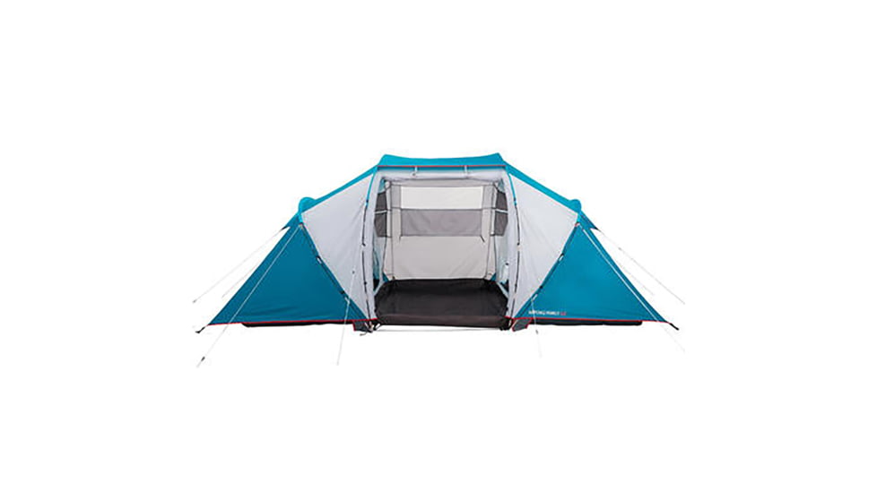 Decathlon Quechua Waterproof Family Camping Tent, 2 Rooms, Blue, 4 Person, 4006569