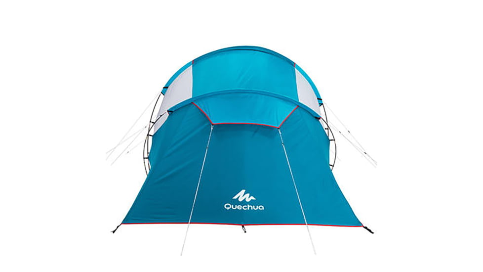 Decathlon Quechua Waterproof Family Camping Tent, 2 Rooms, Blue, 4 Person, 4006569