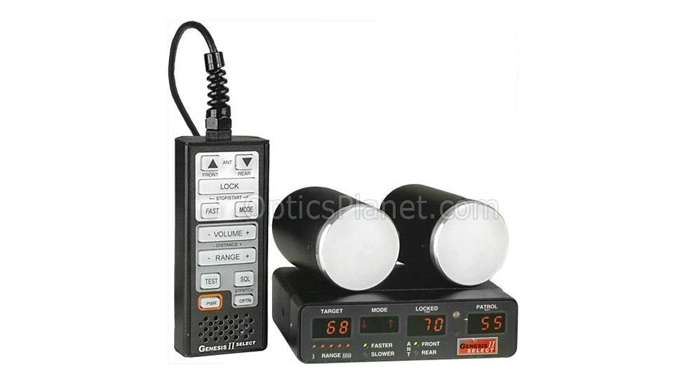 Decatur Genesis II Directional Police Radar w/ Dual K-Band Directional Antennas - Law Enforcement Direction Sensing Radar w/ Stopwatch Mode