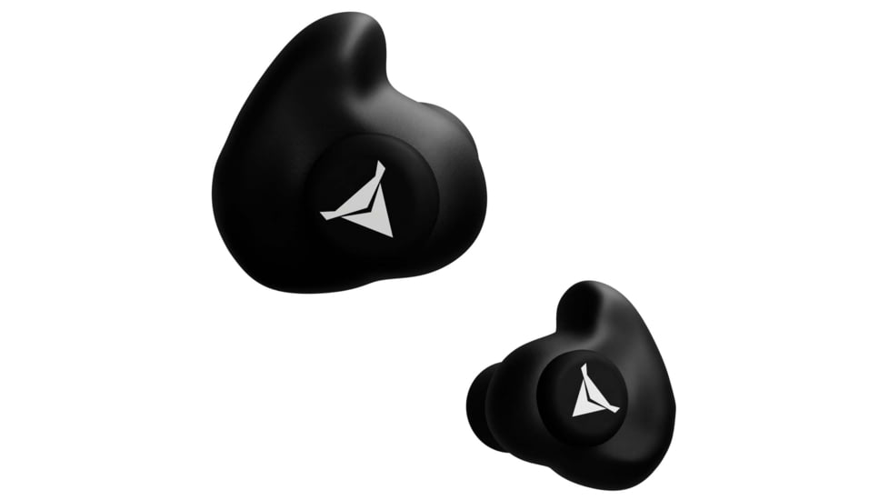 Decibullz Custom Molded Earplugs, Black, Standard, PLG1-BLK