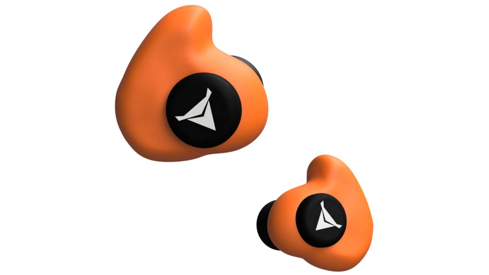 Decibullz Custom Molded Earplugs, Orange, Standard, PLG1-ORG