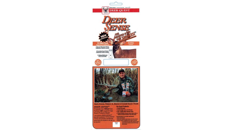 Deer Quest Deer Sense Combo, w/Bucket Curiosity/Sexual 12pk 25