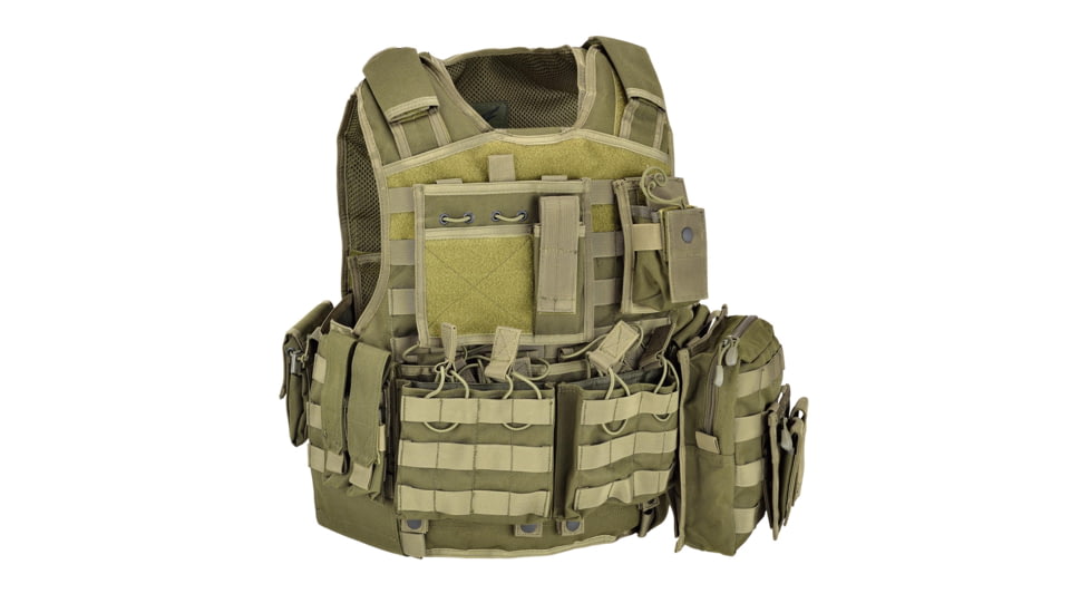 Defcon 5 Body Armor Carrier Set, OD Green, NSN 8465152062503, D5-BAV06 OD