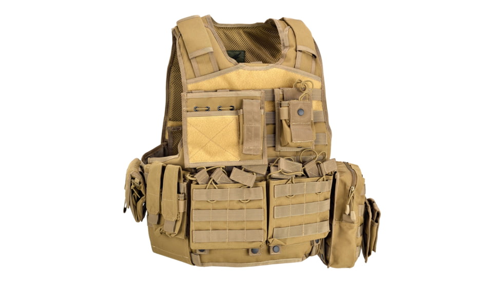 Defcon 5 Body Armor Carrier Set, Tan, D5-BAV06 T