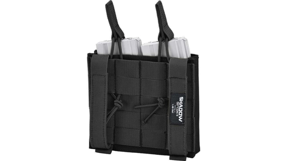 Defcon 5 Double Open Ammo Pouch, Black, D5-LAS-M4AKDO B