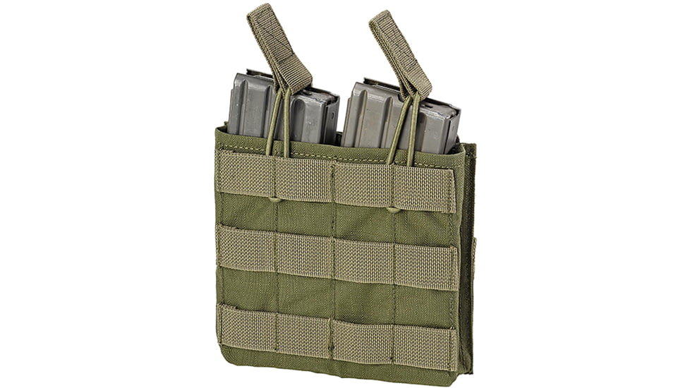 Defcon 5 Double Open Mag Pouch, OD Green, D5-M4AKDO OD