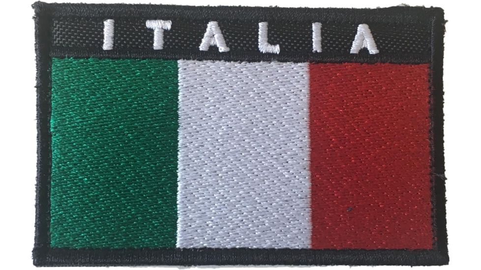 Defcon 5 Embroidered Italian Flag Patch, D5-BIR02