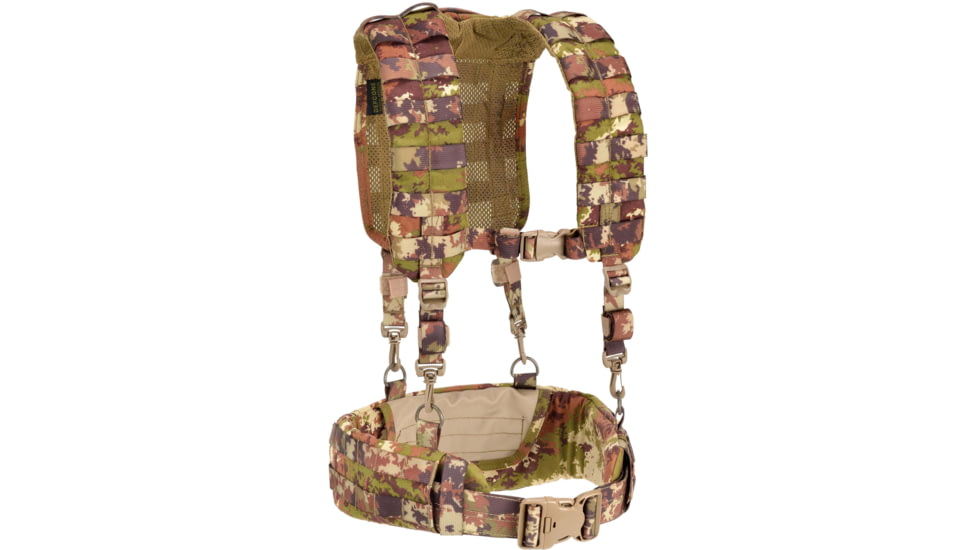 Defcon 5 Load Bearing Belt with Harness, Vegetato Italiano, Small/Medium, D5-2029 VI S/M
