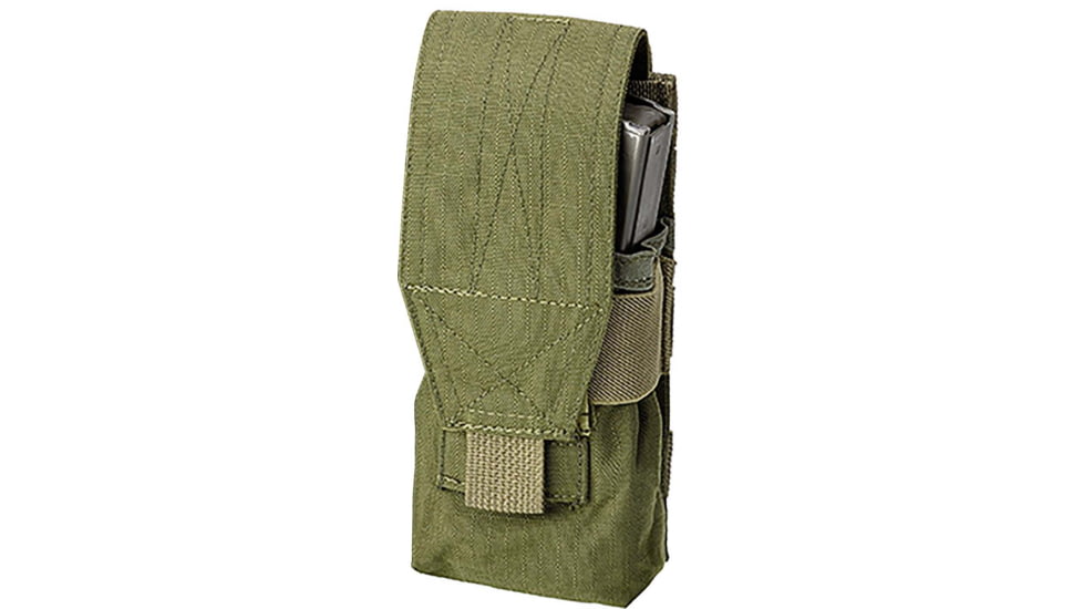 Defcon 5 M4/AK Single Pouch, OD Green, NSN 8465150105654, D5-M4AKS OD