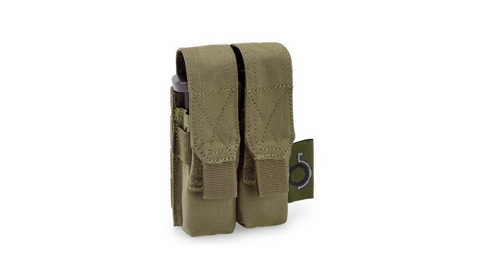 Defcon 5 Outac Double Pistol Pouch, OD Green, OT-PM02/3 OD
