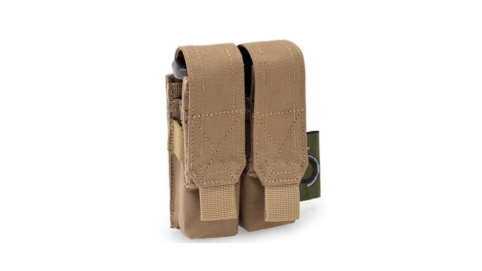 Defcon 5 Outac Double Pistol Pouch, Tan, OT-PM02/3 CT