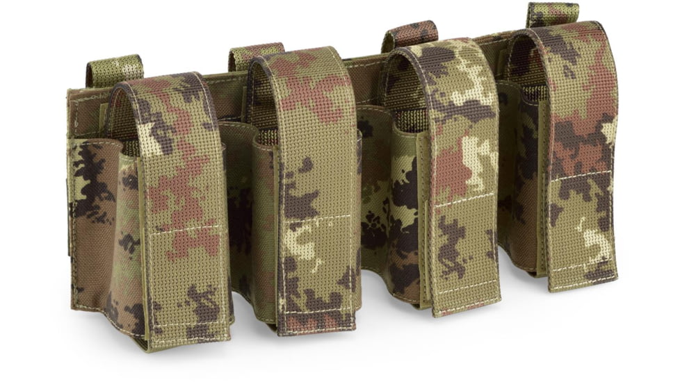 Defcon 5 Quadruple 40mm Granade Pouch, Vegetato Italiano, D5-GP04 VI