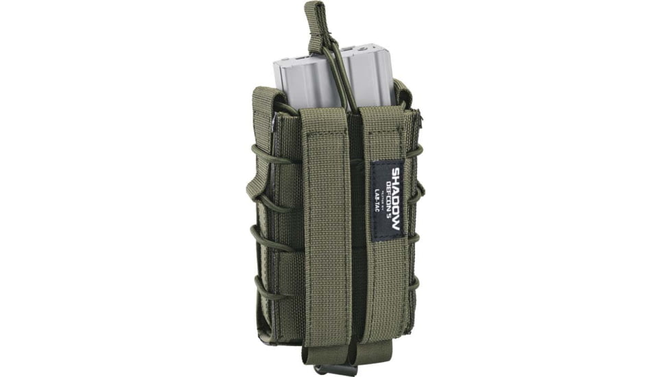 Defcon 5 Single Open Ammo Pouch, OD Green, D5-LAS-M4LCS OD