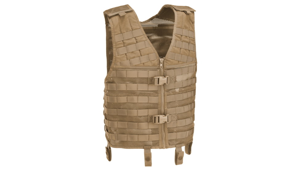 Defcon 5 Tactical Molle Vest, Tan, D5-MV01 CT