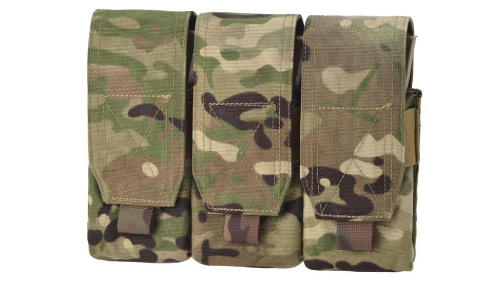 Defcon 5 Triple Magazine Pouch For 6 Magazine 5.56, Multicamo, D5-M4AK3 MC