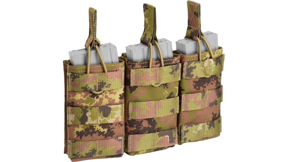 Defcon 5 Triple Open Magazine Pouch, Vegetato Italiano, D5-M4AK3DO VI
