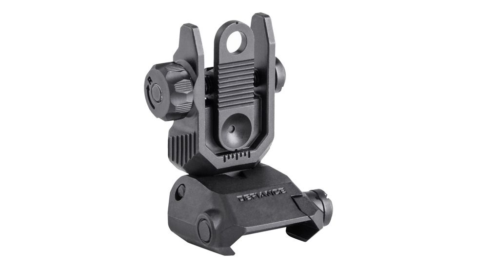 Defiance Sight Rear Steel Flip-up Picatinny Black