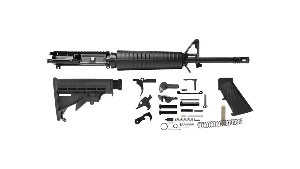 Del-Ton Pre-Ban Heavy Profile Rifle Complete Upper Receiver, 5.56x45mm NATO, 16in, Mid-Length, Black, RKT104