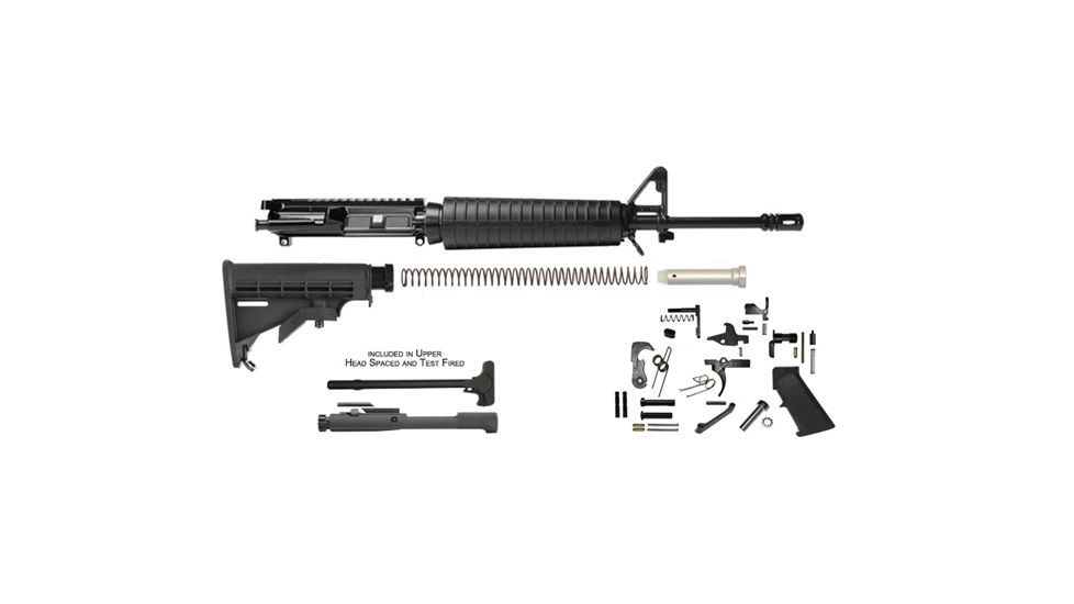 Del-Ton Mid-Length Light Weight Rifle Kit, 16in, RKT108