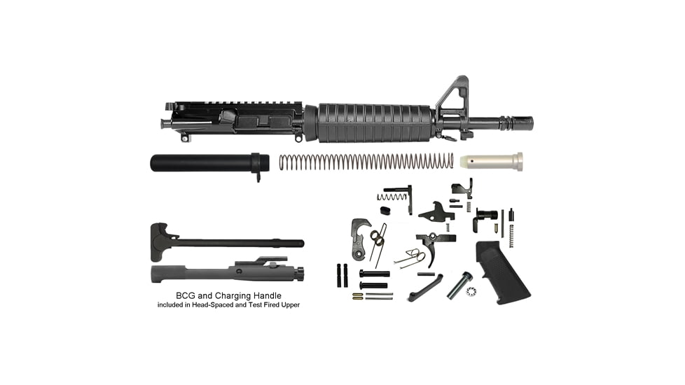 Del-Ton Pistol Rifle Kit, 11.5in, Black, RKT107-P