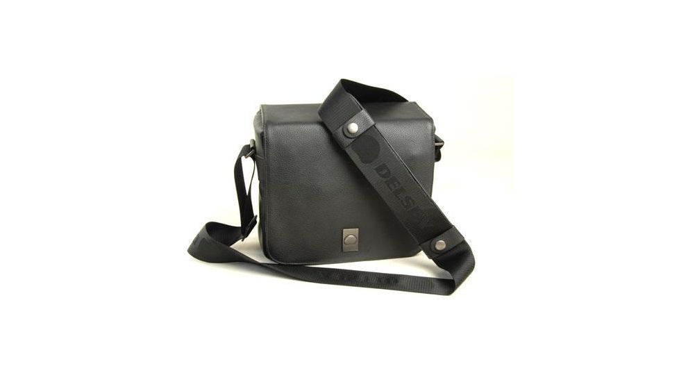 Delsey Corium 01 Digital Camera DSLR Leather Shoulder Bag, Small