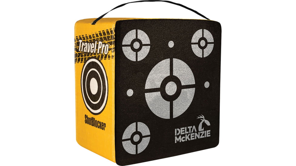 Delta McKenzie Travel Pro Target, Black/Orange, 20890-B