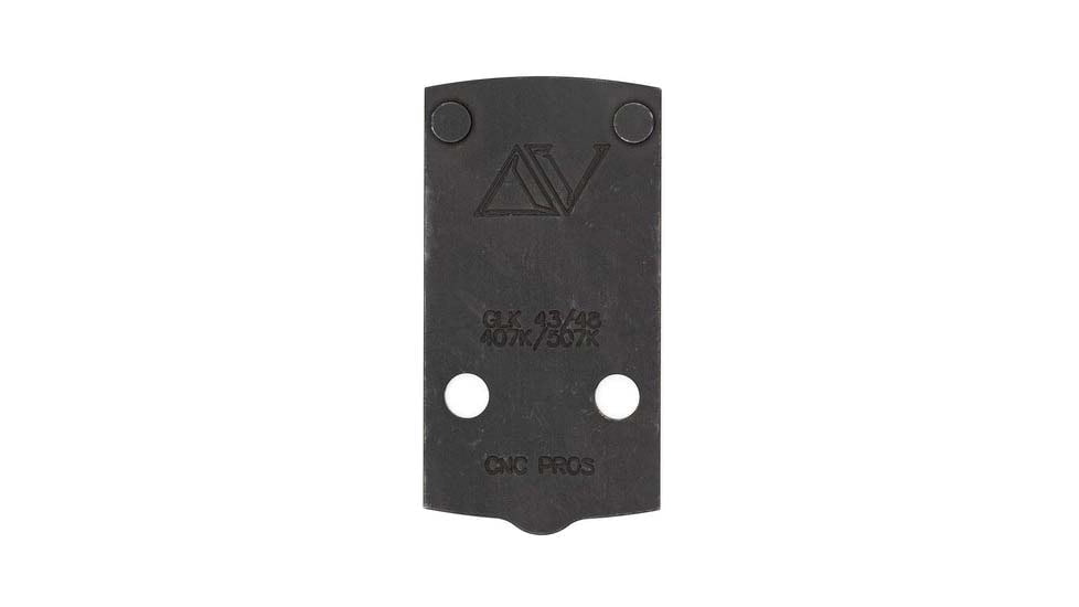 Delta V Athena Adaptor Plate, Glock 43/48, 407K/507K/EPS/EPS Carry, Black, AP-G-010-A