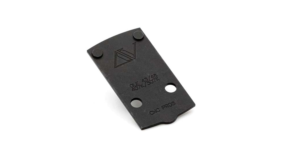 Delta V Athena Adaptor Plate, Glock 43/48, 407K/507K/EPS/EPS Carry, Black, AP-G-010-A
