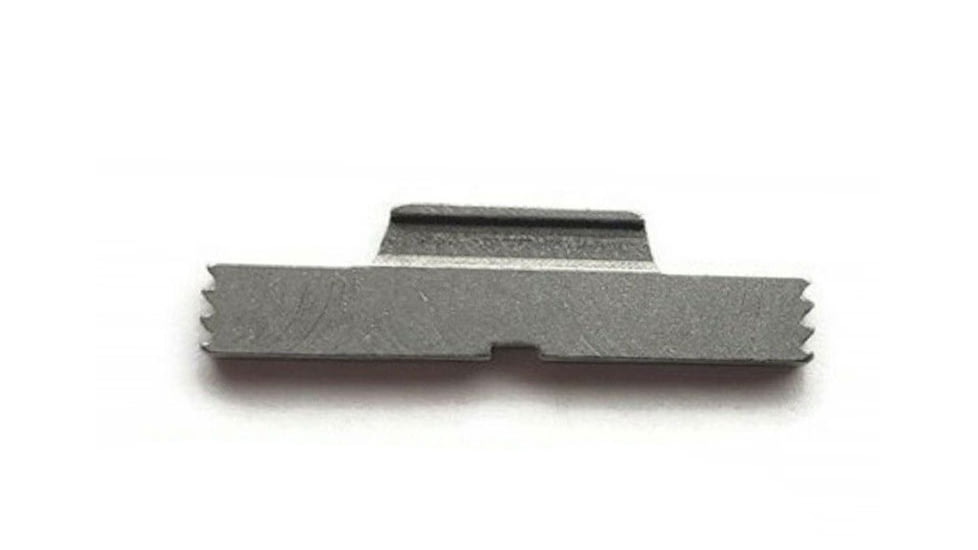 DELTAC Extended Steel Slide Release Lever, Glock Gen-4, Stainless Steel, GLC202-SS