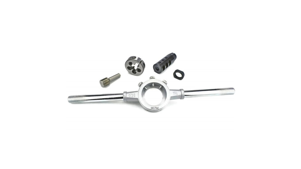 DELTAC Stryker Complete Threading Kit w/ Brake Combo, 7.62 Caliber, 1/2-28RH, PKG151-7.62