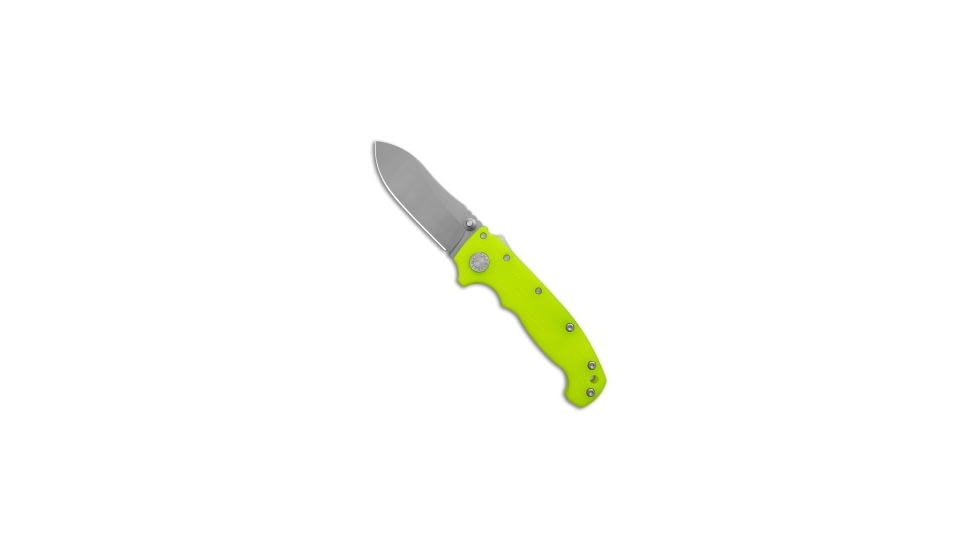 Demko Knives Demko Knives AD20 Butcher Spey Point Shark-Lock Knife Dayglow G-10 3.75" TT, Green, CPM MagnaCut, adult, BHQ-235792