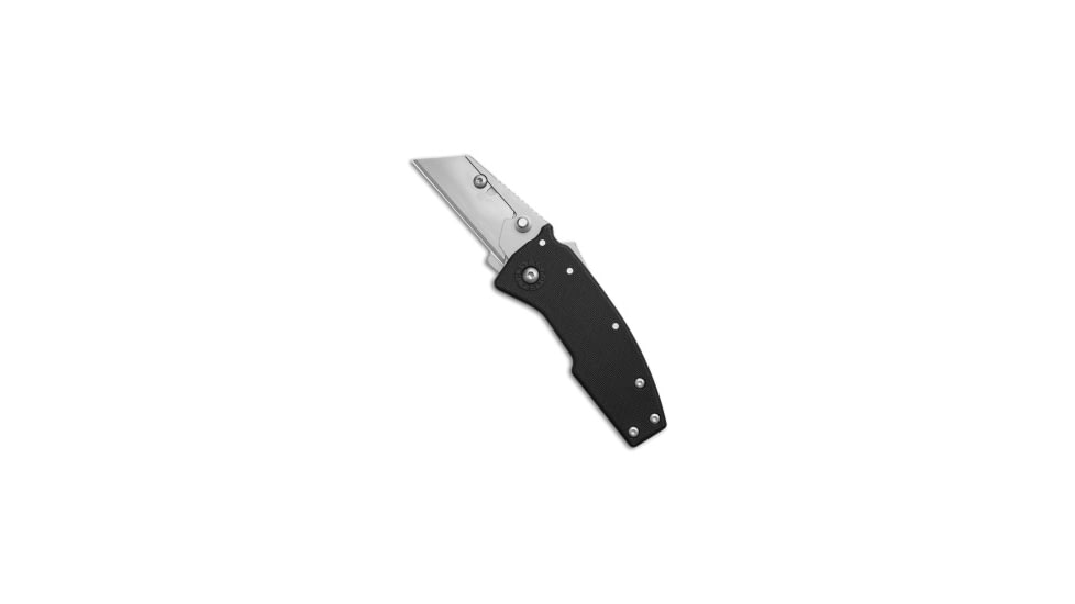 Demko Knives Demko Knives Razor-Shark Utility Knife Black GRN 2.4" Utility, Black, Stainless Steel, adult, BHQ-220745