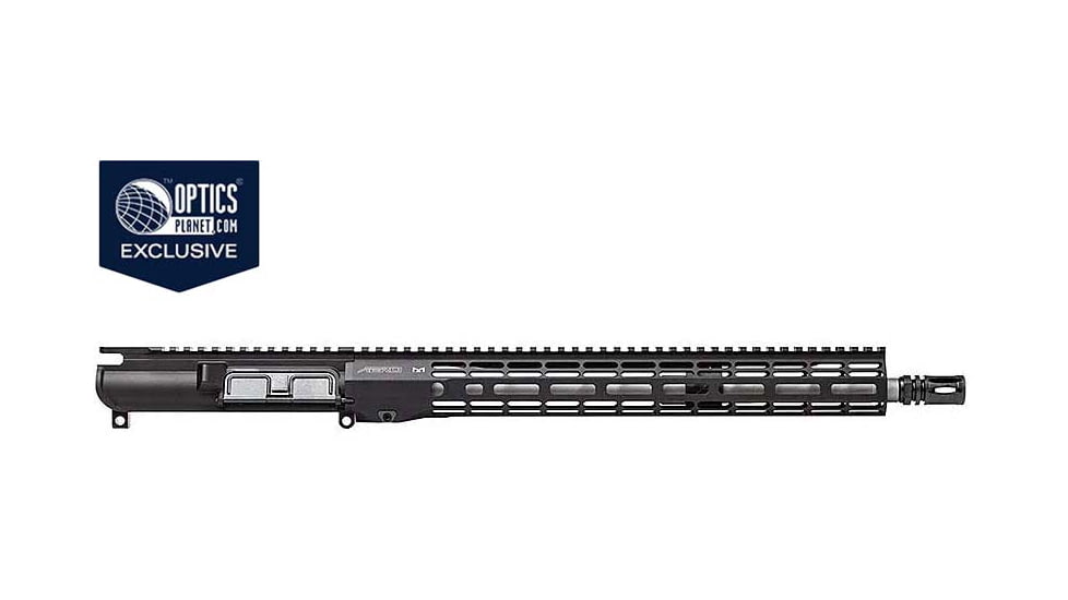 DEMO, Aero Precision AR15 No FA Complete Upper, 16in .223 Wylde Fluted Barrel, Mid-Length, 15in M-LOK ATLAS R-ONE HG, Anodized, Black, APAR610605M50