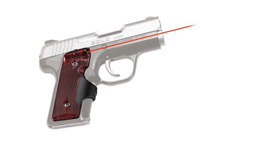 DEMO, Crimson Trace Kimber Solo Laser Grip, Rosewood