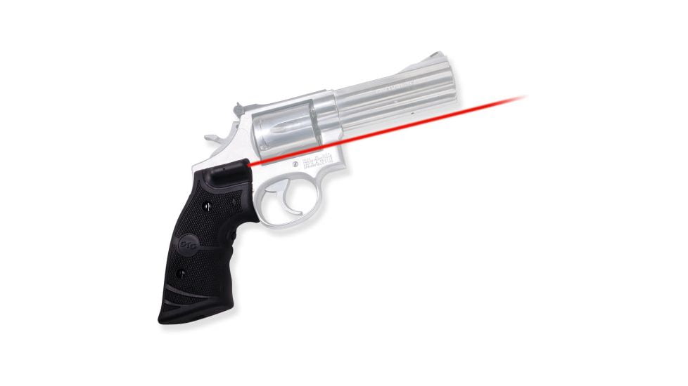 Demo, Crimson Trace Rubber Handgun Lasergrip S&amp;W N Frames, Round Butt - LG314