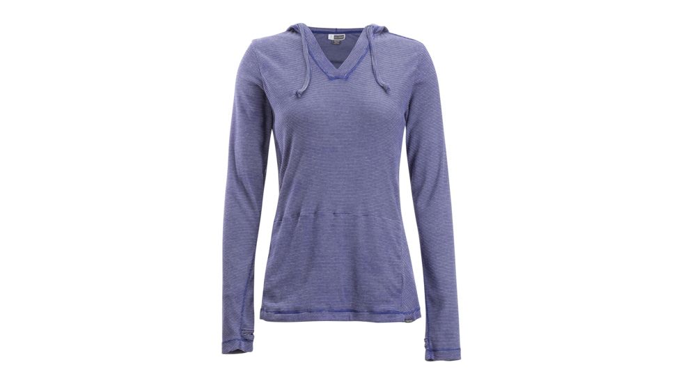 Demo, ExOfficio BA Lumen Hoody - Women's, Commodore Stripe, Small, 2111-2833-Commodore Stripe-S