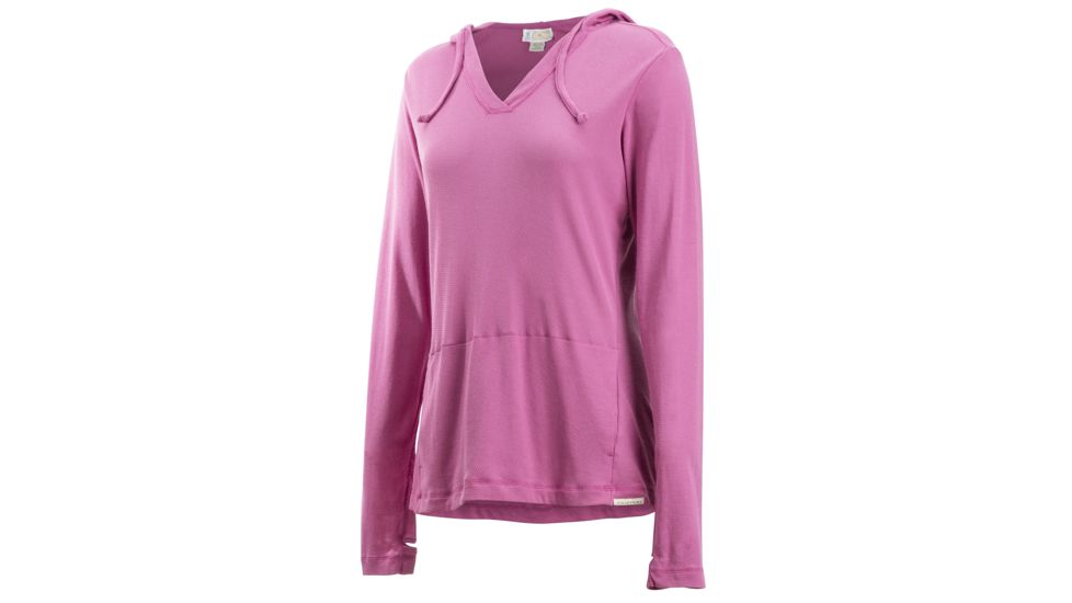 Demo, ExOfficio BA Lumen Hoody - Women's, Rosebay, Small, 2111-2833-Rosebay-S