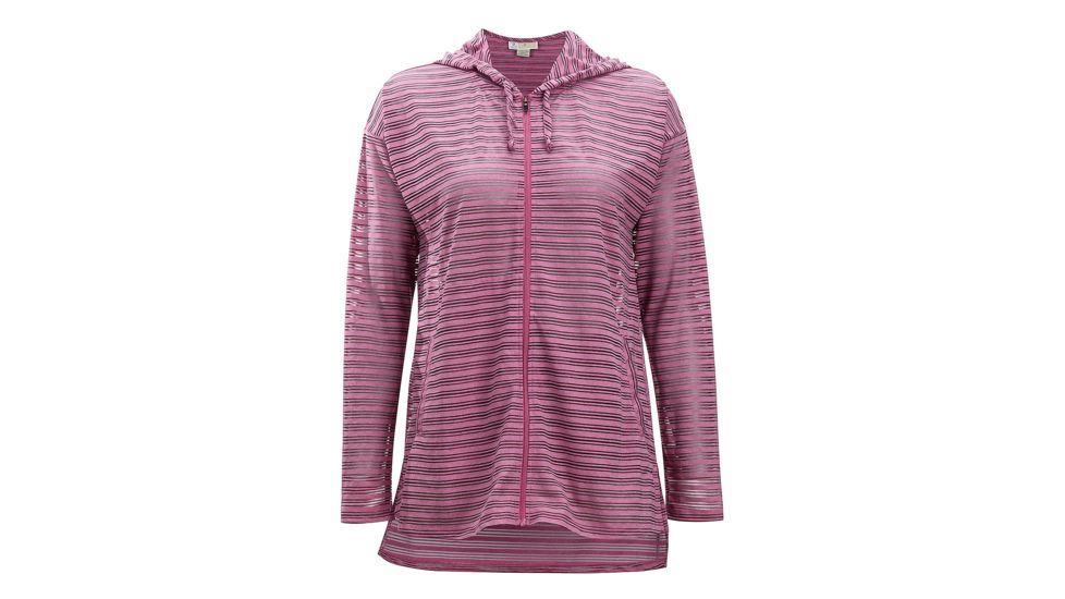 Demo, ExOfficio BA Modena Hoody - Women's, Rosebay Heather, Small, 2111-3080-Rosebay Heather-S