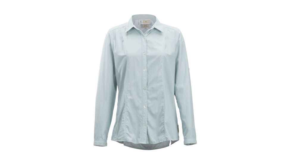 Demo, ExOfficio BA Zeta Stripe Long Sleeve - Women's, Malachite, Small, 2101-3076-Malachite-S
