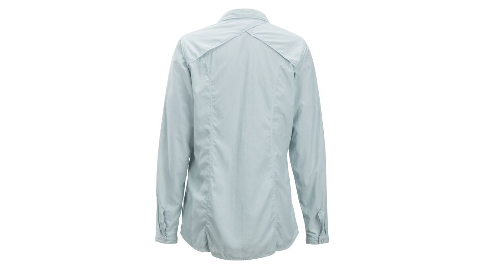 Demo, ExOfficio BA Zeta Stripe Long Sleeve - Women's, Malachite, Small, 2101-3076-Malachite-S