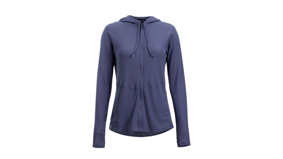 Demo, ExOfficio BugsAway Lumen Full Zip Hoody - Women's, Blue Heron, M, 21113285-5016-M