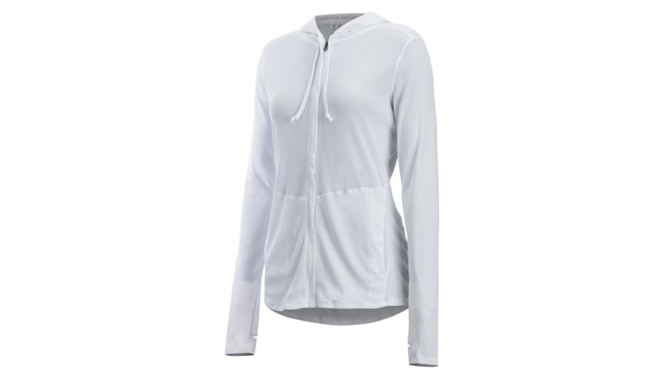 Demo, ExOfficio BugsAway Lumen Full Zip Hoody - Women's, White, M, 21113285-1000-M