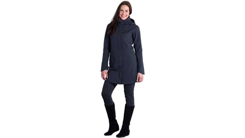Demo, ExOfficio Emei Trench - Womens, Black, Small, 2071-3224-Black-S
