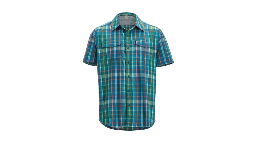 Demo, ExOfficio Estacado Short Sleeve, Deep Water, M, 10023249-5721-M