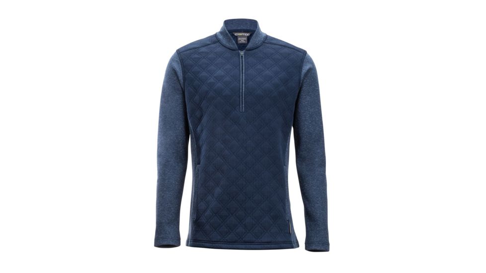 DEMO, ExOfficio Harwood 1/4 Zip Long Sleeve - Mens, Medium, Navy, 1011-3182-Navy-M